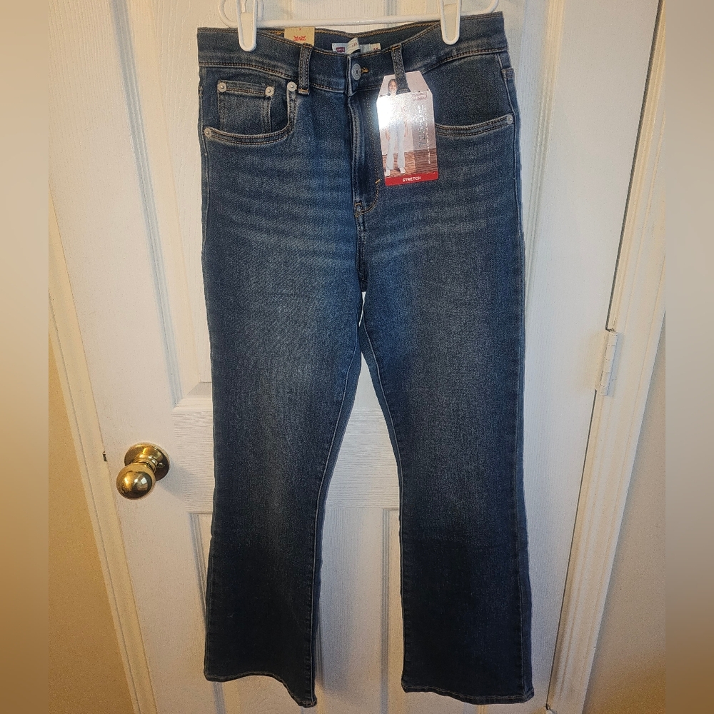 Levi's Blue Boot Cut Jeans with Classic Flare